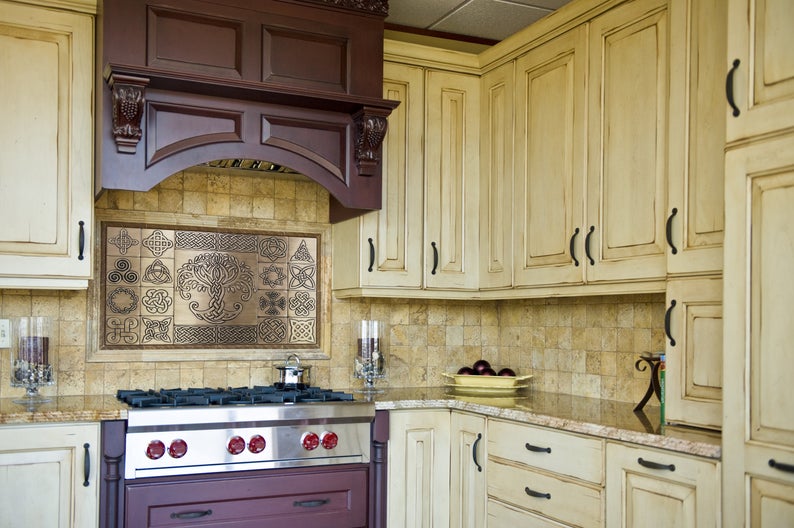 metal backsplash ideas for kitchen