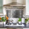 stainless steel backsplash