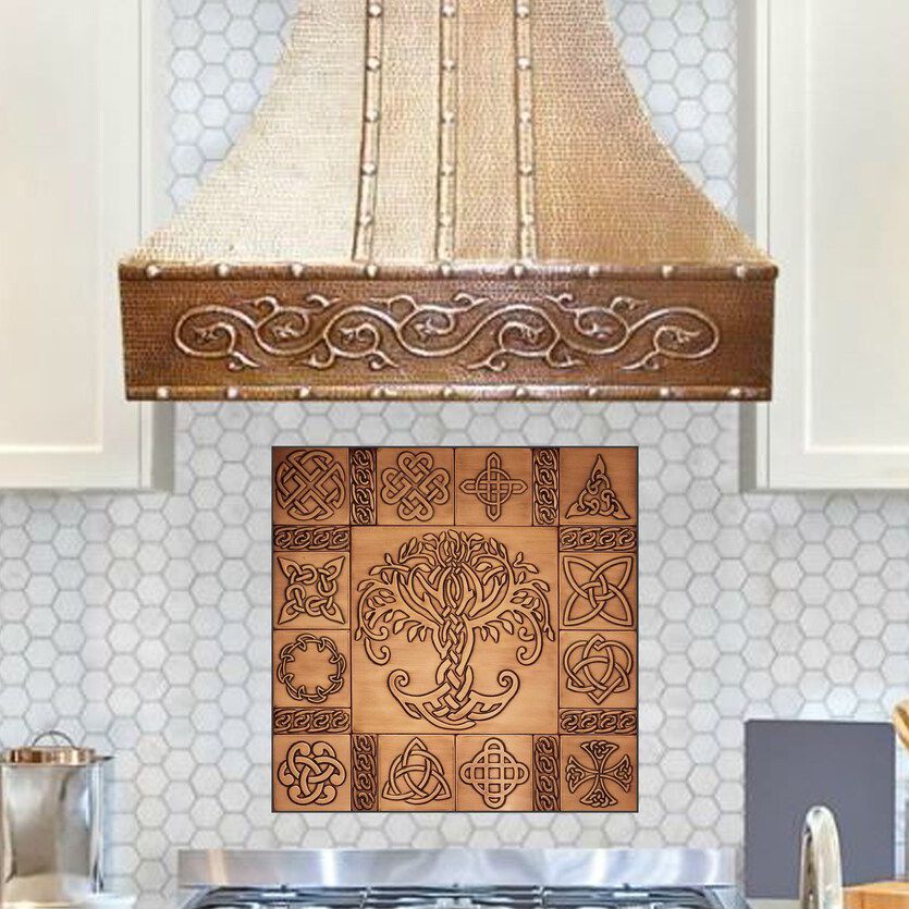 unique celtic backsplash